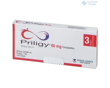 Koop Priligy Generiek (Dapoxetine) 30mg en 60mg in België zonder voo