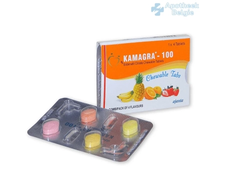 Kamagra Soft Tabs - Kauwbare Sildenafil zonder recept in België