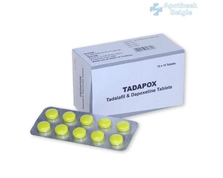 Tadapox 80mg - Tadalafil 20mg en Dapoxetine 60mg in België